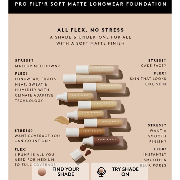 FENTY Beauty Pro Filt’r soft matte longwear foundation - Picture 3 of 6